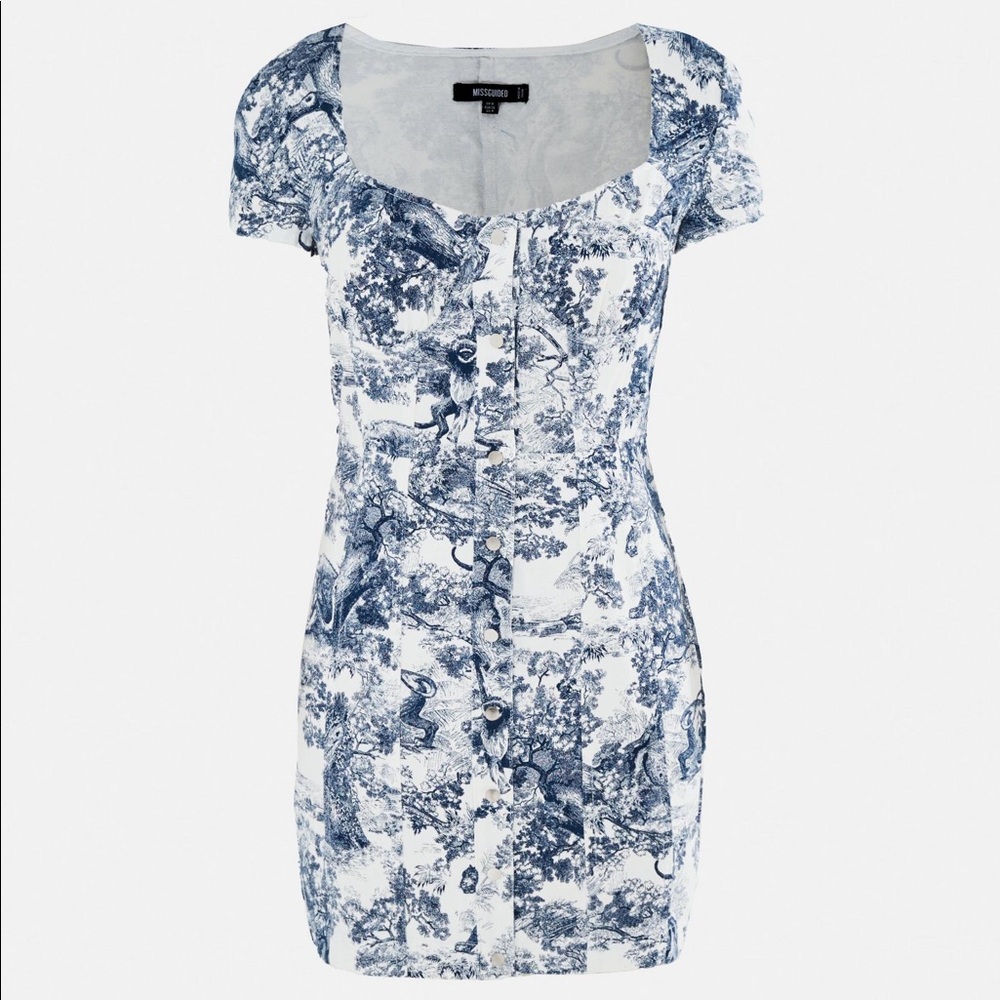 Missguided blue dress
